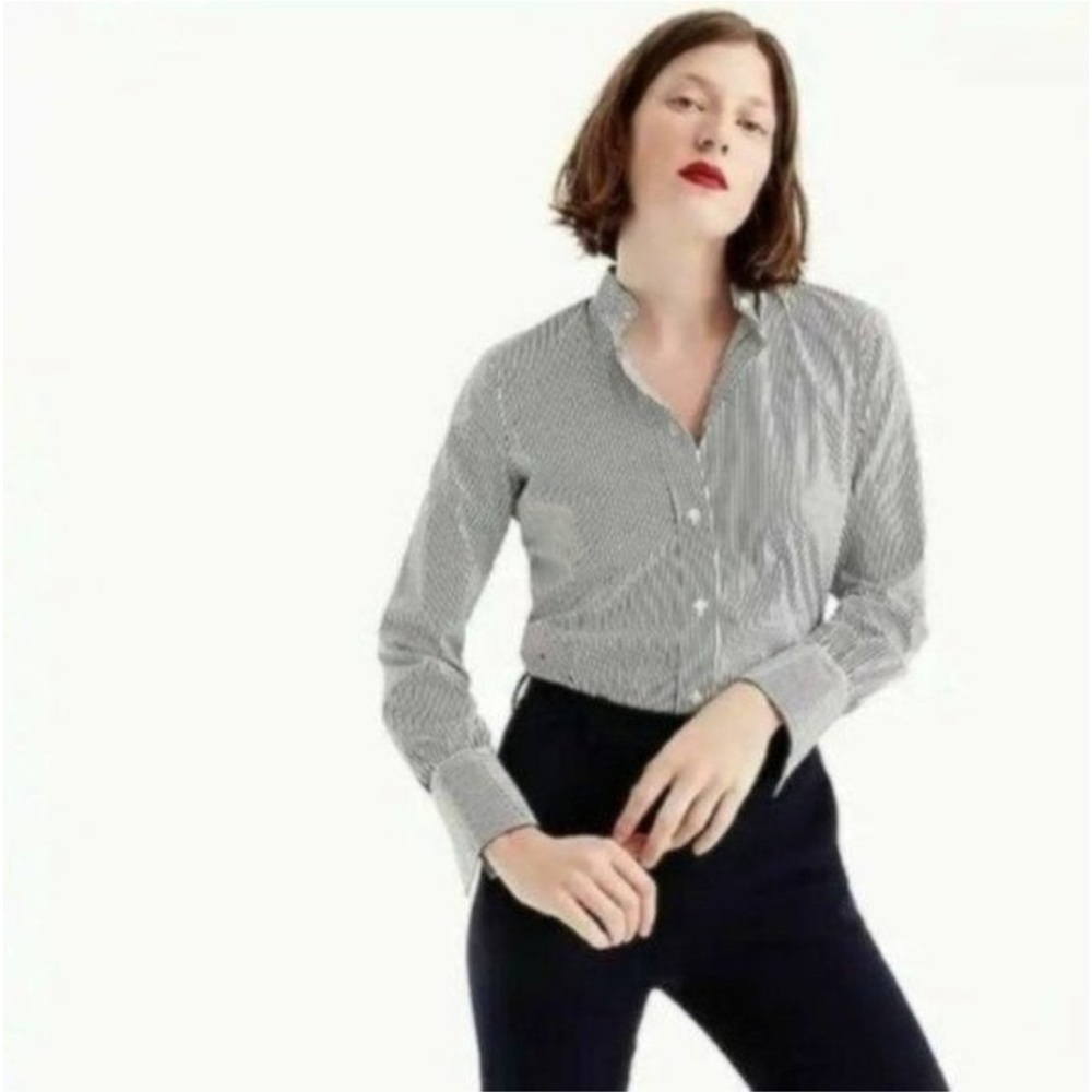 J. Crew Tailored Perfect Fit Striped Button Down Long Sleeve
Bodysuit